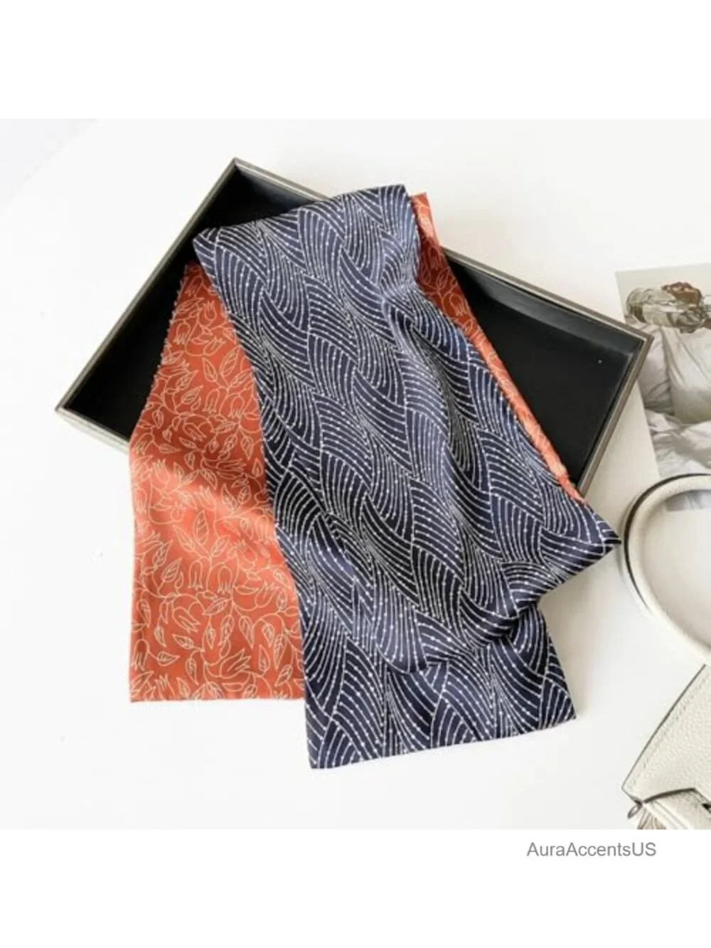 Silky Soft Polyester Fashion Scarf Headband Hair Accessory Women